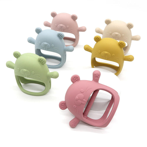 Chewable Silicone Mitten Teether