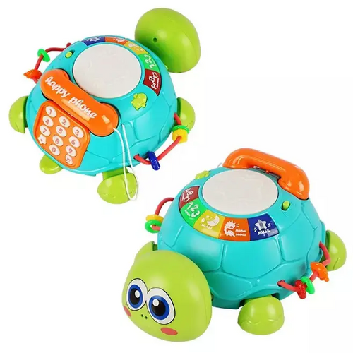 Cartoon Crawling Turtle Phone Toy 6-in-1