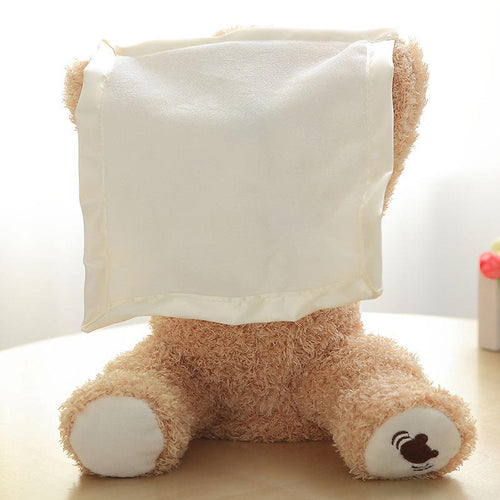 Interactive Peek-a-Boo Teddy Bear