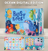 Educational Busy Book with Sticker Activities