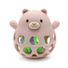 Bear-Shaped Silicone Teether & Rattle