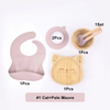 Bamboo and Food-Grade Silicone Feeding Set 🍼🌿