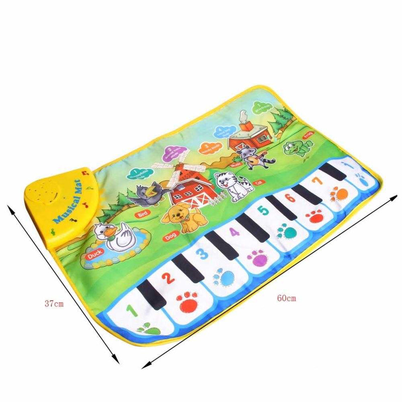 Fun Piano Farm Animal Musical Carpet - MyShoppingSpot