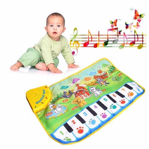 Fun Piano Farm Animal Musical Carpet - MyShoppingSpot