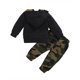 Toddler Baby Boy Outfit Ain't No Mama Like The One I Got Long Sleeve Hoodie And Pants 2pc set (Camouflage Gray, 0-24Months)