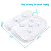 AmazeFan Bath Pillow, Bathtub Spa Pillow with 4D Air Mesh Technology and 7 Suction Cups, Helps Support Head, Back, Shoulder and Neck, Fits All Bathtub, Hot Tub and Home Spa - MyShoppingSpot