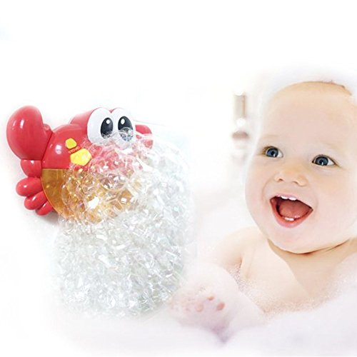 Baby Bath Bubble Toy Bubble Crab Bubble Blower Bubble Machine Bubble Maker with Nursery Rhyme Bathtub Bubble Toys for Infant Baby Children Kids Happy Tub Time - MyShoppingSpot