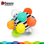 Sassy Totz Developmental Bumpy Ball | Easy to Grasp Bumps Help Develop Motor Skills | for Ages 6 Months and Up | Colors May Vary - MyShoppingSpot