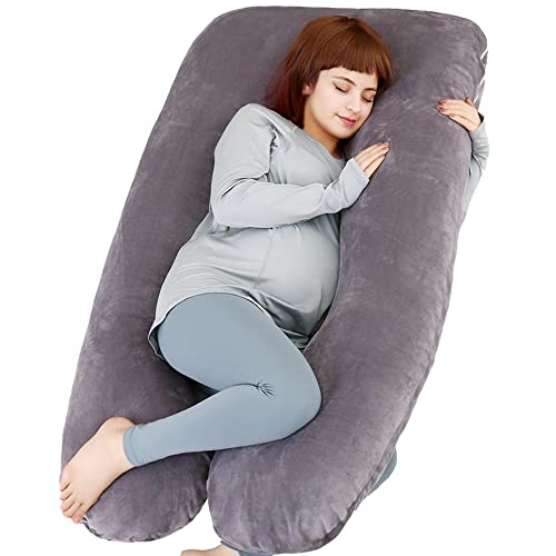 100% Cotton U Shape Full Body Pillow Pregnancy Maternity Sleep