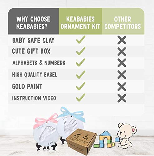  KeaBabies Baby Handprint and Footprint Kit for