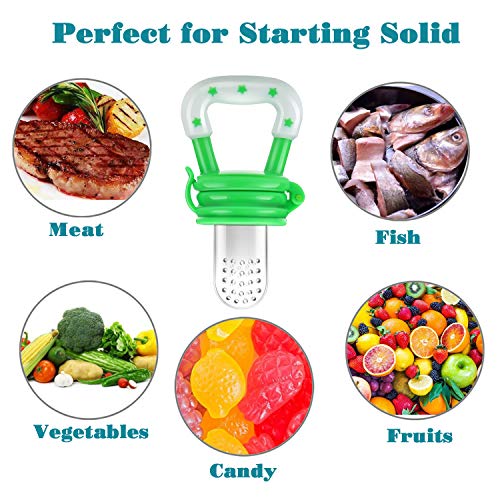 Bpa Free Food Grade Baby Fresh Food Nipple Feeder Silicone Baby Feeder  Fruit Pacifier Baby Fruit Feeder For Infant