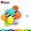 Sassy Totz Developmental Bumpy Ball | Easy to Grasp Bumps Help Develop Motor Skills | for Ages 6 Months and Up | Colors May Vary - MyShoppingSpot