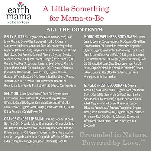 A Little Something for Mama-to-Be Gift Set by Earth Mama Natural Pregnancy and Maternity Gift for Expectant Mothers, 5-Piece Set
