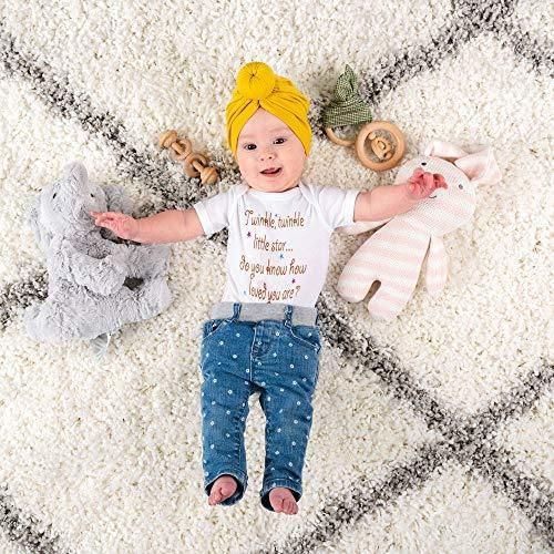 Twinkle Twinkle Little Star Nursery Rhyme Short Sleeve Comfy Baby Bodysuit - MyShoppingSpot