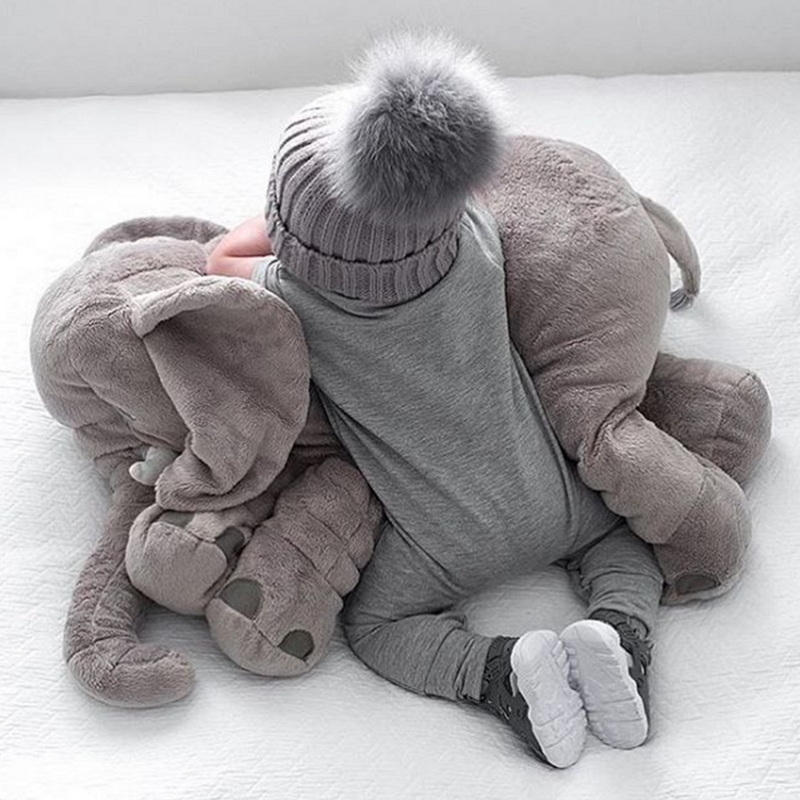 Big baby top elephant pillow