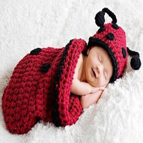 Crochet Beetle Baby Photo Prop - MyShoppingSpot
