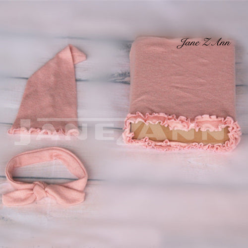 Baby Photo Props  Hat Headband and Wraps - MyShoppingSpot
