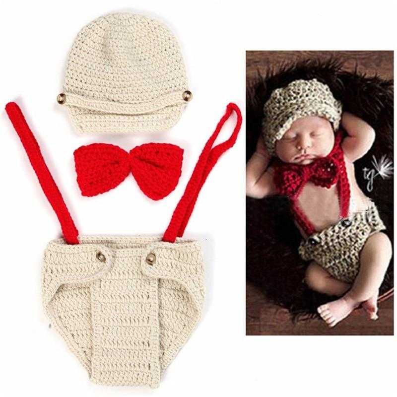 Newborn Photography Props Crochet Knit Outfits - MyShoppingSpot