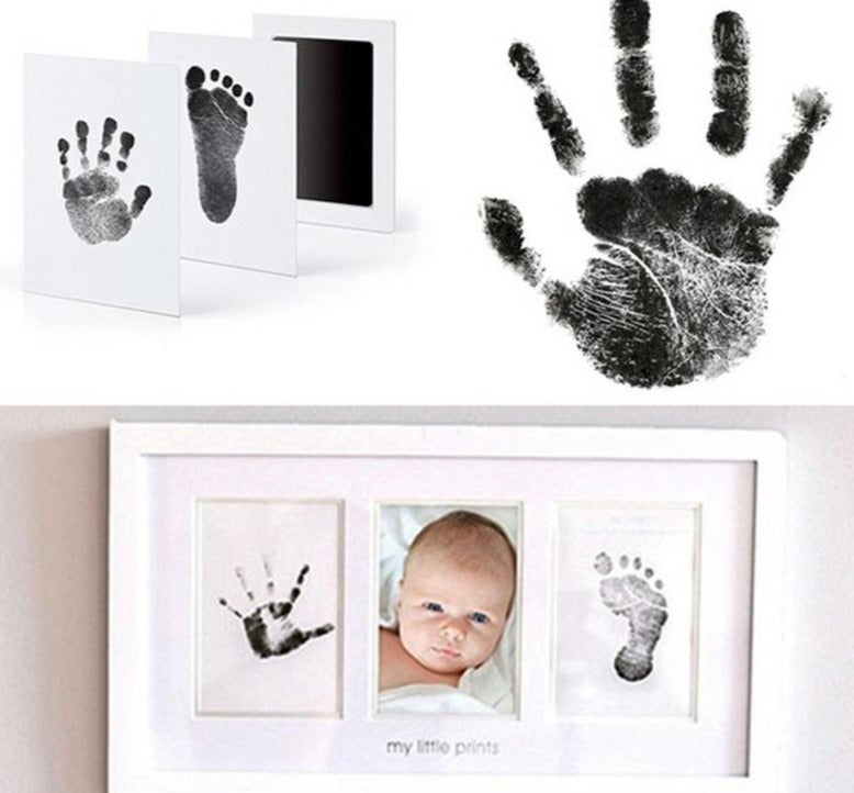 Inkless foot and hand print kit