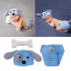 Newborn Photo Prop Crochet Dog Outfit - MyShoppingSpot
