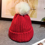 Baby / Toddler Crochet Beanie with PomPom (Faux Fur) - MyShoppingSpot