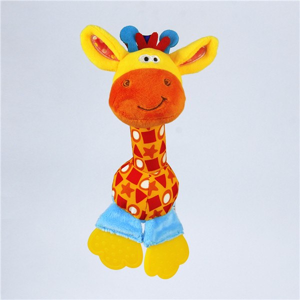 Soft Baby Animal Teether Rattle Squeaker - FREE Shipping - MyShoppingSpot
