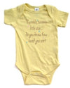 Twinkle Twinkle Little Star Nursery Rhyme Short Sleeve Comfy Baby Bodysuit - MyShoppingSpot