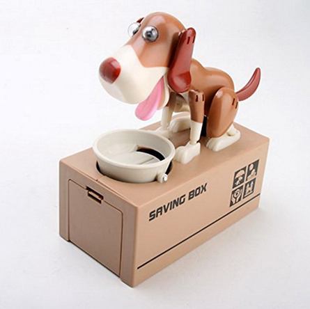 Doggy Coin Box - "So fun to watch, I had to buy one of each!" Dale - Customer - MyShoppingSpot