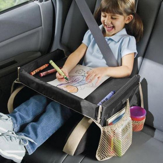 Kids Travel Play Tray, Car Seat Activity Tray