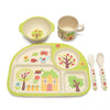 Eco-friendly Bamboo Fiber 5 pc Baby Dinnerware Set - MyShoppingSpot