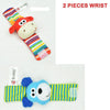 Baby Wrist Strap Rattles & Animal Socks - "Even cuter than I thought they were gonna be." - Susan W. - MyShoppingSpot