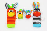 Baby Wrist Strap Rattles & Animal Socks - "Even cuter than I thought they were gonna be." - Susan W. - MyShoppingSpot