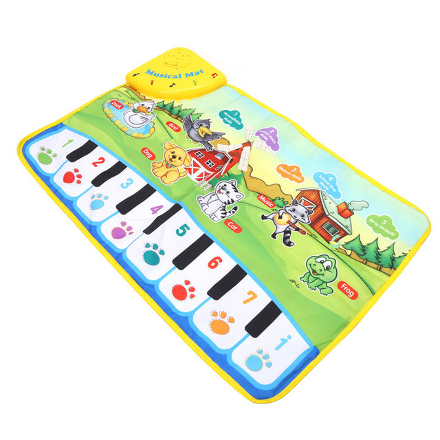 Fun Piano Farm Animal Musical Carpet - MyShoppingSpot