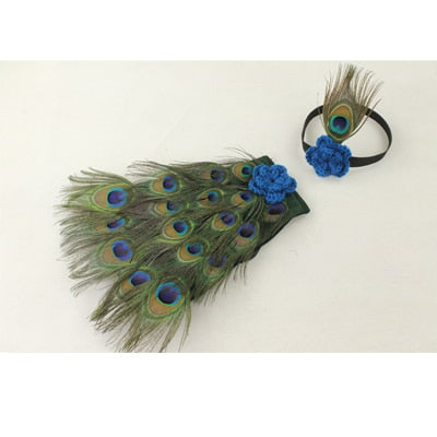 Peacock Newborn Photography Prop - MyShoppingSpot